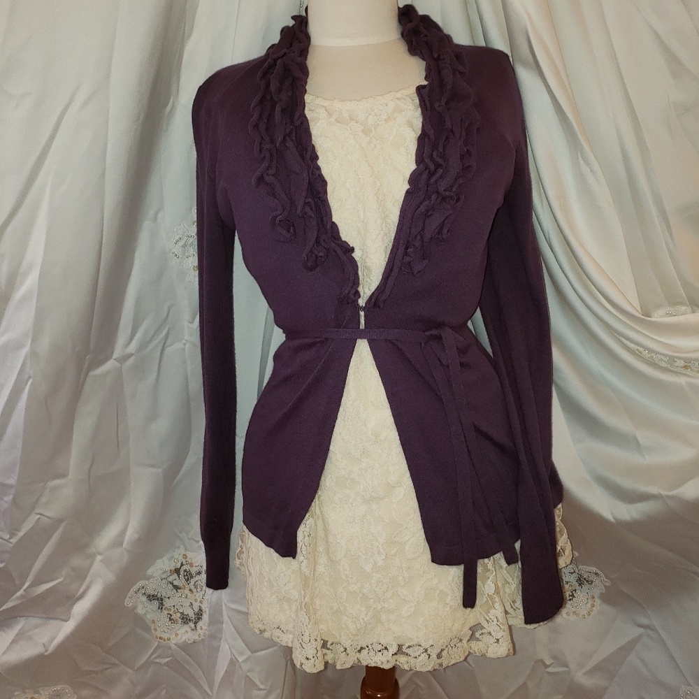 Lace dress & cardigan